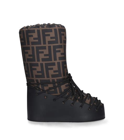 fendi monster print snow boots|genuine Fendi boots.